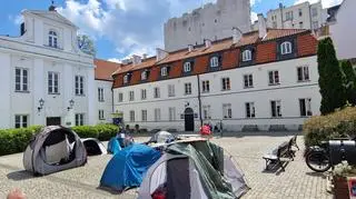 Protest na Uniwersytecie Warszawskim