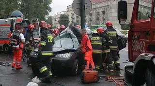 Akcja strażaków na Ochocie