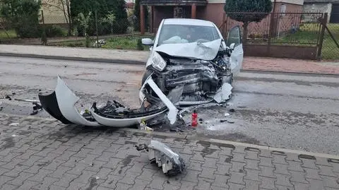 Wypadek w miejscowości Długa Kościelna