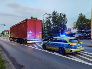Kierowca ciężarówki był nietrzeźwy
