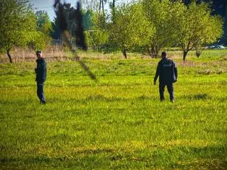 Policja podczas poszukiwań 16-letniej Mai z Mławy 