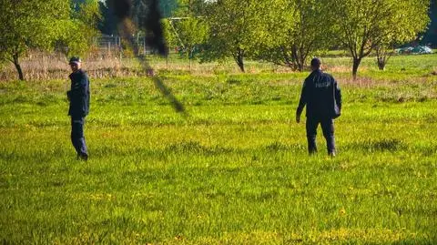 Policja podczas poszukiwań 16-letniej Mai z Mławy 
