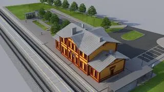 Tak będzie wyglądał dworzec w Gąsocinie po modernizacji