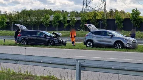 Kolizja na S17 w Woli Duckiej