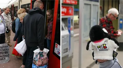 Rower z kwadratowymi kołami przywieźli do ratusza. Nietypowy protest