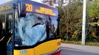Wypadek w miejscowości Wiązowna 