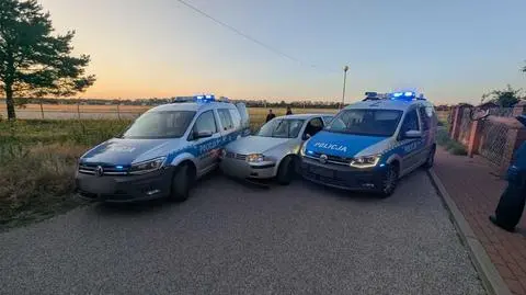 Pościg za kierowcą volkswagena 