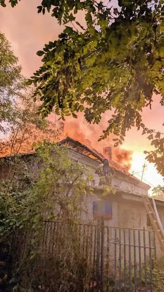 Pożar budynku przy Żwirki i Wigury