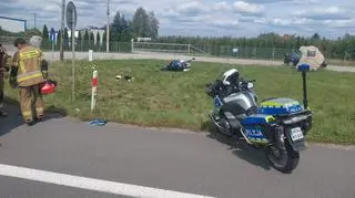 Do wypadku doszło na drodze krajowej numer 50 w powiecie grójeckim