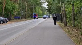 Ewakuacja szkoły w Otwocku
