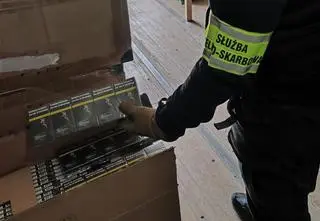 Dwa podejrzane kontenery. W środku kontrabanda i jej właściciel 