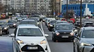 Zderzenie w alei Armii Ludowej 