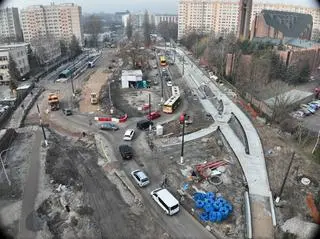 Budowa linii tramwajowej na Stegny