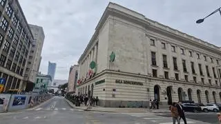 Remont ulic w pobliżu filharmonii 