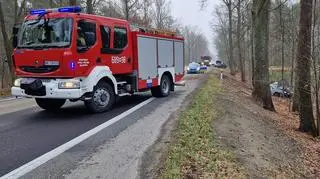 Wypadek pod Warszawą