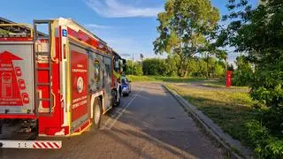 Wypadek na torach w Warszawie