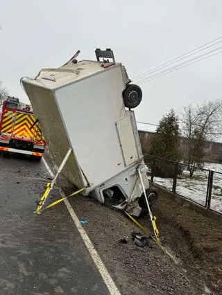 Wypadek w miejscowości Łopocianka 