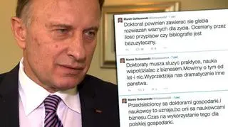 Marek Goliszewski przekonuje, że jego doktorat to wartościowa praca naukowa