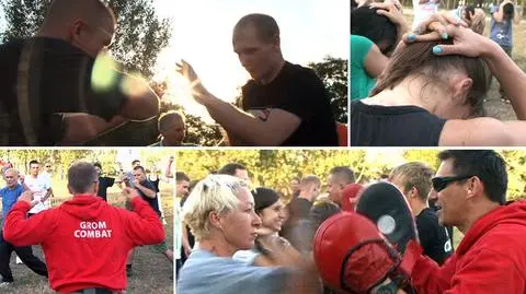Ciosy, kopniaki i GROM. Otwarty trening na Ursynowie