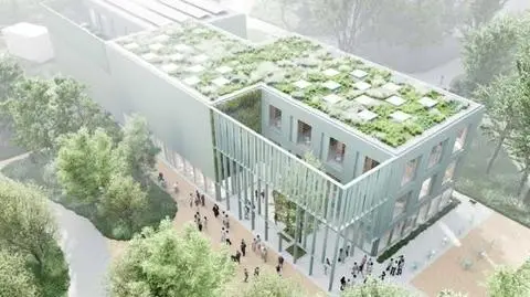 Wizualizacje budynku Ursynoteki