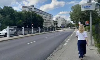Balustrada na u. Powązkowskiej po renowacji