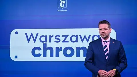 Rafał Trzaskowski przedstawia pierwszy pakiet działań planowanych w ramach stołecznego programu "Warszawa Chroni"