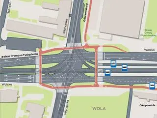 Tak będzie wyglądać przebudowane skrzyżowanie