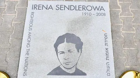 Odsłonięcie tablicy pamięci Ireny Sendlerowej na Ochocie
