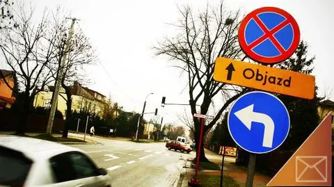 Zakaz wjazdu na objazd