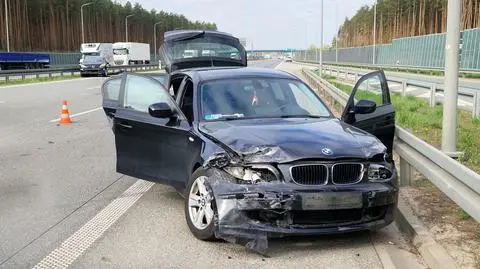 Kraksa i utrudnienia na Południowej Obwodnicy Warszawy