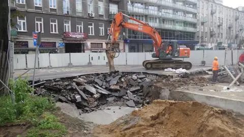 Naprawiają Targową. "Samochody wrócą w środę"