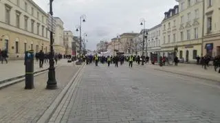 Przemarsz protestujących