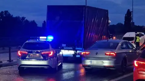 Zderzenie na moście Łazienkowskim 