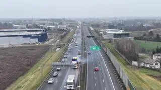 Prace drogowe na trasie S8