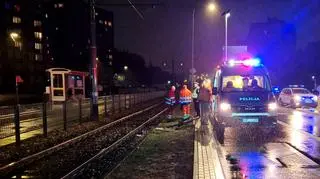Rowerzystka potrącona przez tramwaj