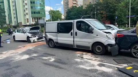 Karambol w Alejach Jerozolimskich
