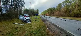 Wypadek w miejscowości Sielc