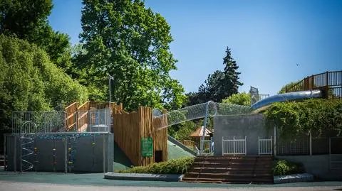 Plac zabaw w parku Ujazdowskim został otwarty