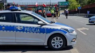 Protest rolników w Zakręcie 