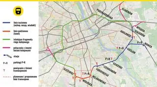 Plan Warszawskiego Ringu Kolejowego