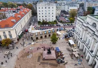 Koniec zdjęć na Krakowskim Przedmieściu, "sklep Wokulskiego" zostaje