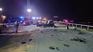 Wypadek na trasie S7 pod Piasecznem