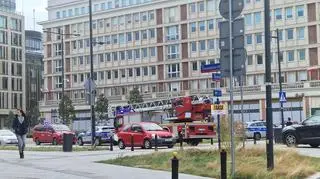 Interwencja straży pożarnej w siedzibie UOKiK