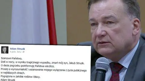 Marszałek Struzik wycofał się z kampanii. "Straciłem jedynego syna"