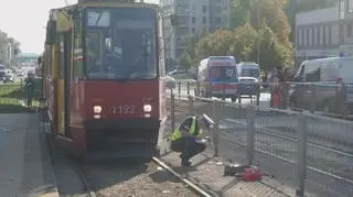 Potrącenie na Grójeckiej