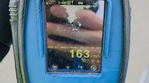 Kierowca bmw pędził 163 km/h
