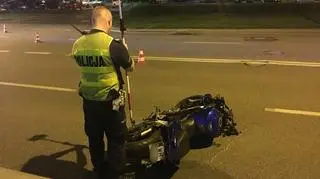 Zderzenie dwóch motocykli na Bemowie