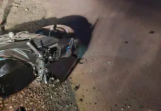 Jechała motocyklem, zderzyła się z dzikiem