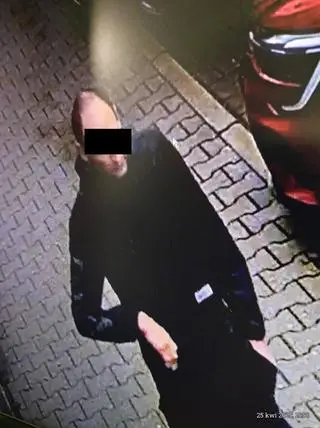 Wizerunek zatrzymanego w sprawie usiłowania rozboju mężczyzny 