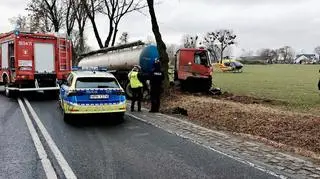 Poważny wypadek na drodze z Drobina do Płocka